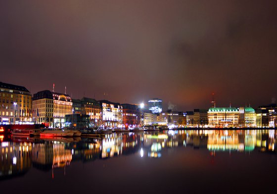 " Hamburg. Night Lights " Limited Edition 1 / 15