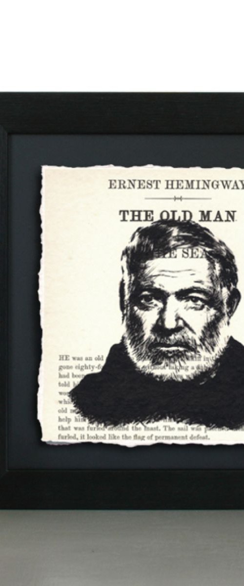 Hemingway - The Old Man & The Sea (Framed) by Peter Walters