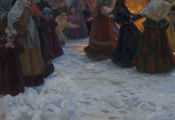 Shrovetide. Farewell To Winter