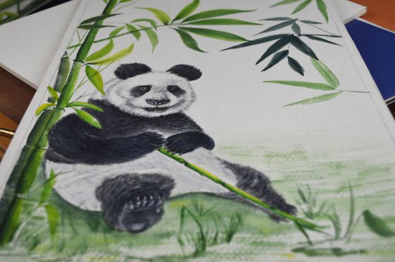 Bamboo with Panda