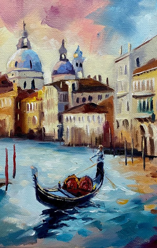 Pink melody of Venice by Elvira Sultanova