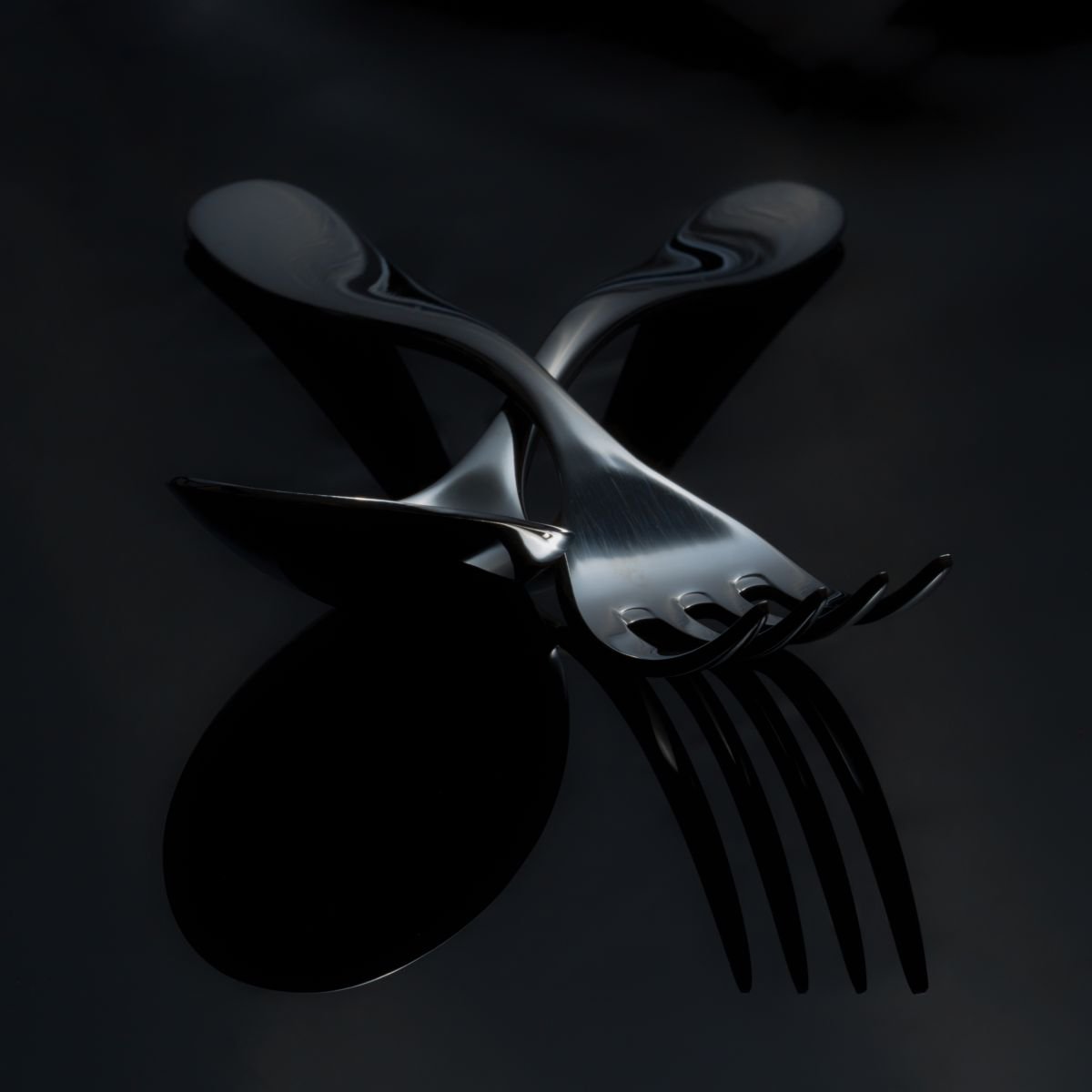 Photorealistic Photograph , Fork And Spoon Still Life By Paul Nash, 20 X 20, Artwork For Sale On Artfinder