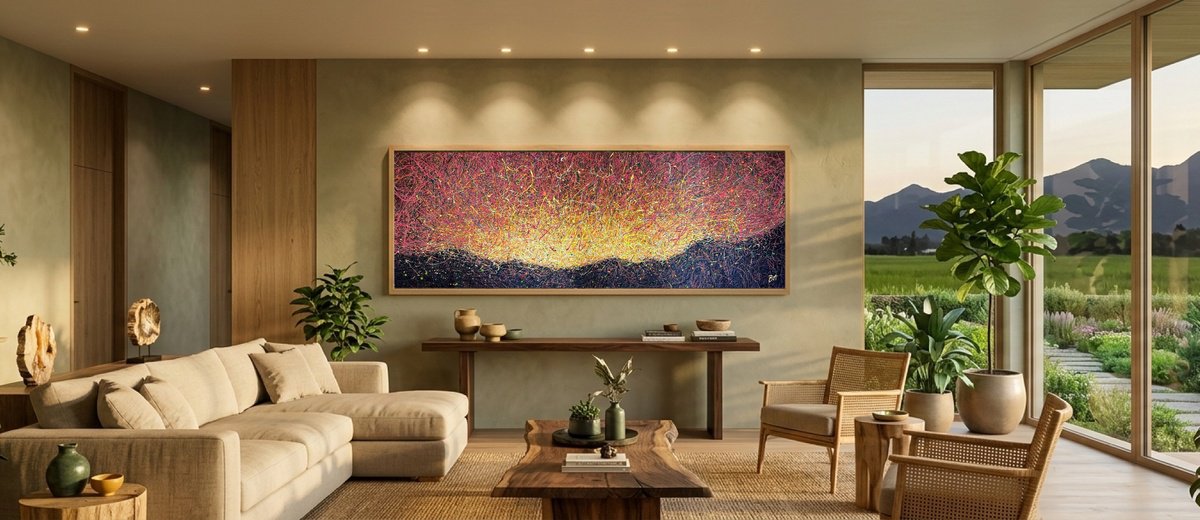  Golden Hope By Bogdana Antoniuk, 83 X 32, Artwork For Sale On Artfinder