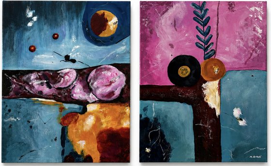 The Edge of Presence (Diptych)