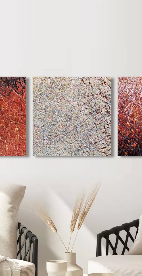 Imagination - triptych (str) by Nadiia Antoniuk