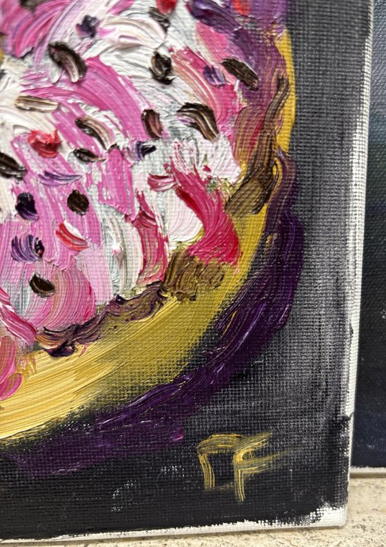 Still Life with Pink Donut