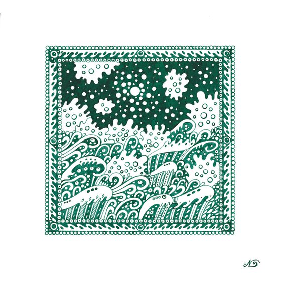 Surreal Pattern n.61 - Green Sea
