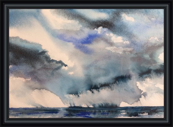 Storms Approaching - Abstract Landscape I Seascape
