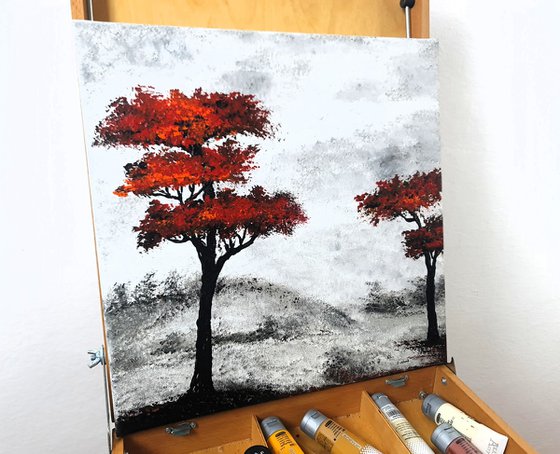 Gray landscape