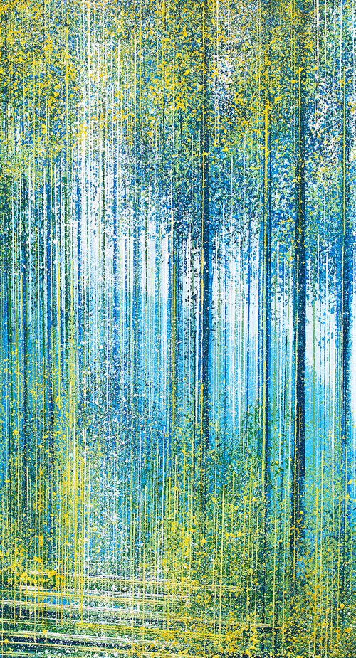 Forest Trees In Late Summer by Marc Todd