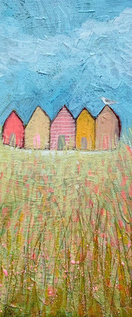 Beach Huts by Janice MacDougall
