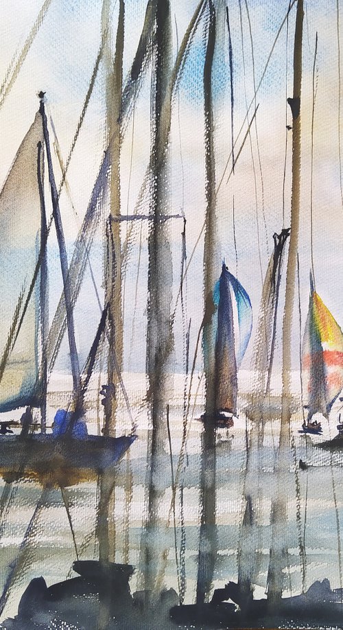 Finnish yachts by Irina Bibik-Chkolian