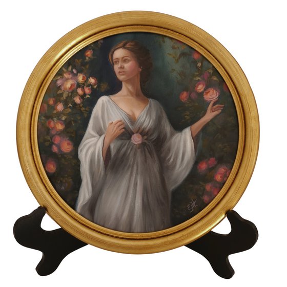 Rose Garden, oil painting