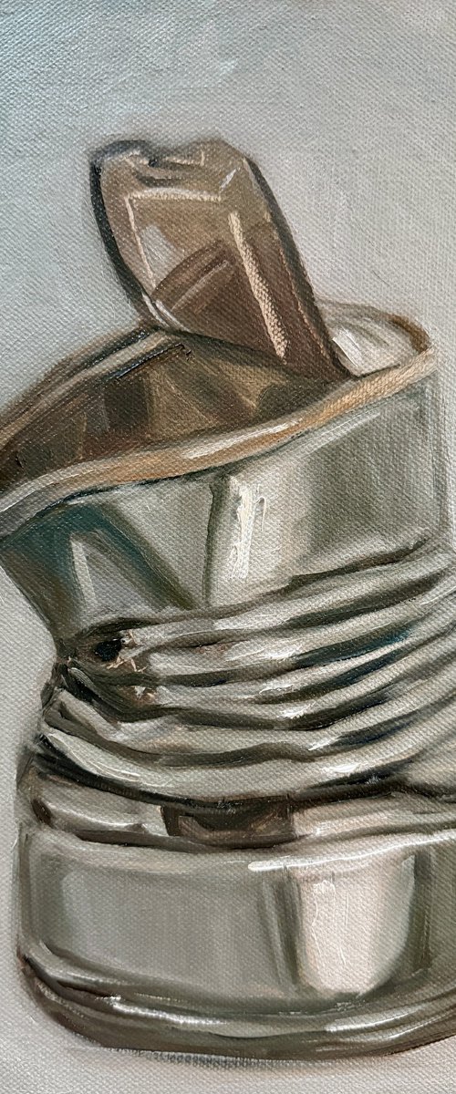 Crumpled Can by Nimasha Perera