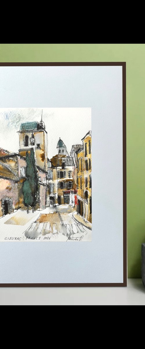 Cityscape. Quiet streets by Olha Laptieva