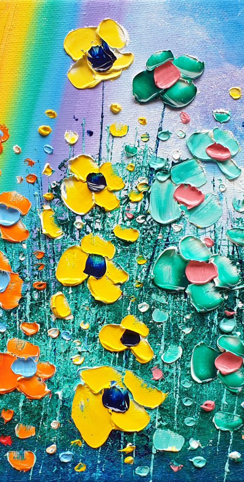 "Rainbow Days & Flowers in Love" by Phil Broad