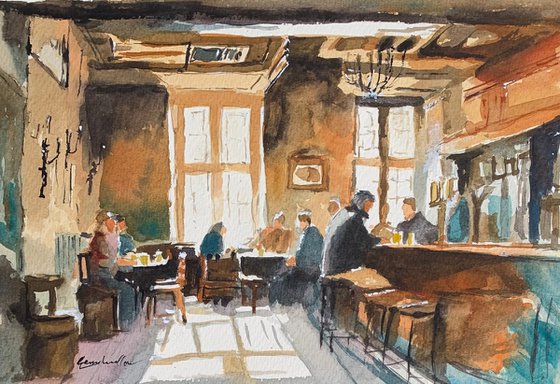 Lunchtime in the Pub