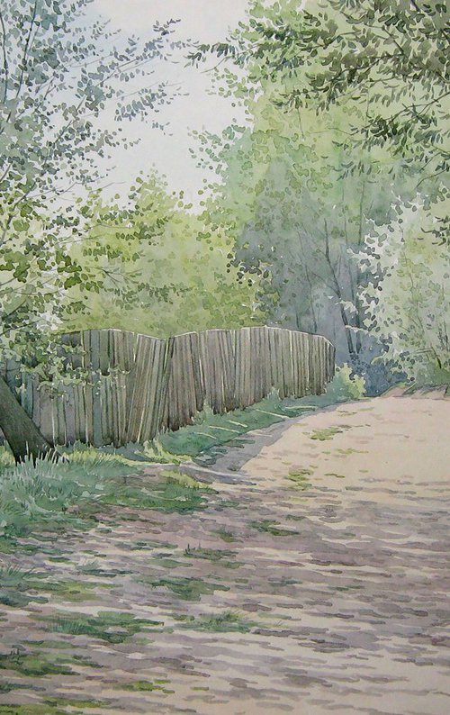 Road to the river by Valeriy Savenets-1