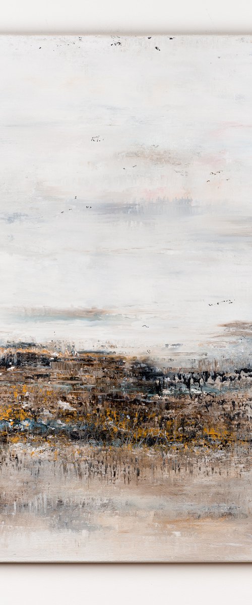 Brown abstract painting PW197 by Radek Smach