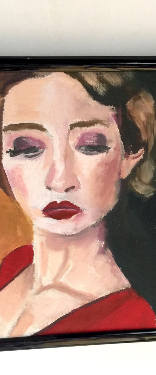 Red Lips Red Dress Red Heart by Ryan  Louder