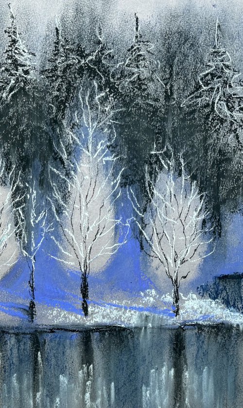 Frost on the trees by Yuliia Sharapova