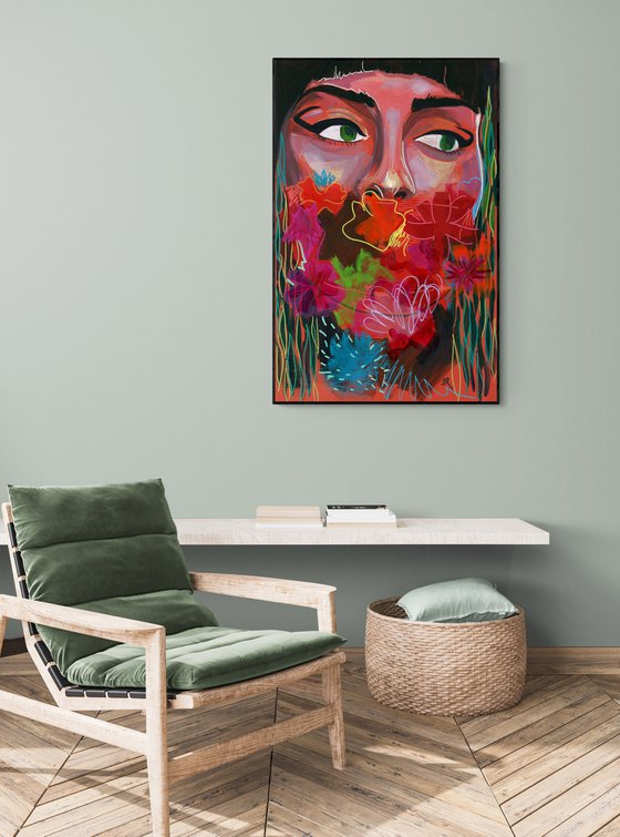 CAN NOT TOUCH THIS - Large Abstract Giclée print on Canvas - Limited Edition of 25 Artwork