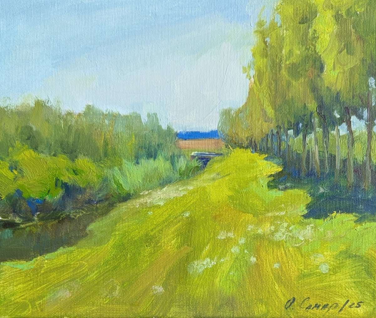 Spring Breath By Olga Samar, 12 X 10, Artwork For Sale On Artfinder