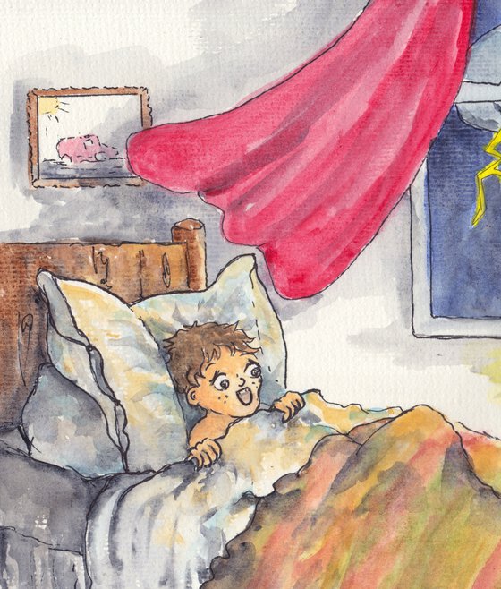 Fairy visits a child