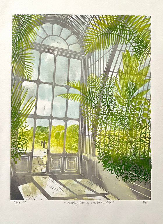 Looking Out of the Palm House