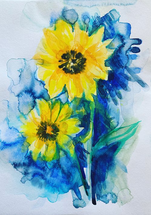 Sunflowers by Olga Pascari