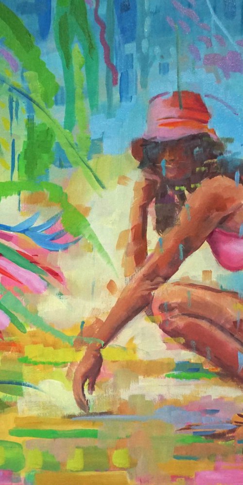 Tropical beach by Amaya Fernández Fariza