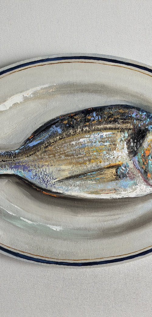 Gilthead bream fish by Leyla Demir