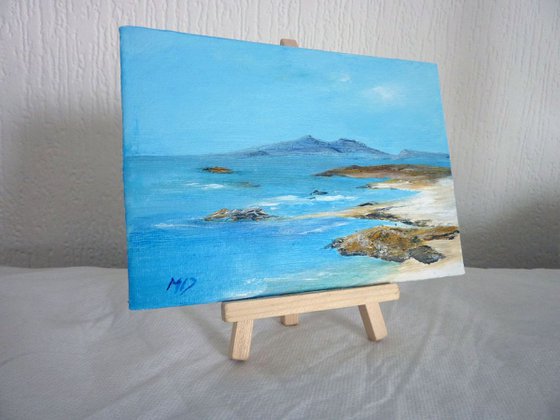 Hues of Sanna Beach (complete with mini easel)