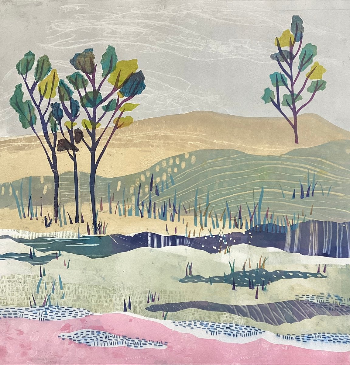 Impressionistic Limited Edition Print , I Changed Direction By Jay Seabrook, 16 X 16, Artwork For Sale On Artfinder
