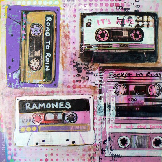 Ramones (cassette tapes, retro music, 70's, 80's rock culture)