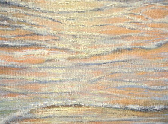 Light over the ocean