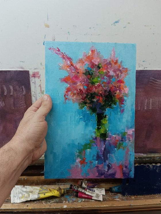 Abstract flowers for gift