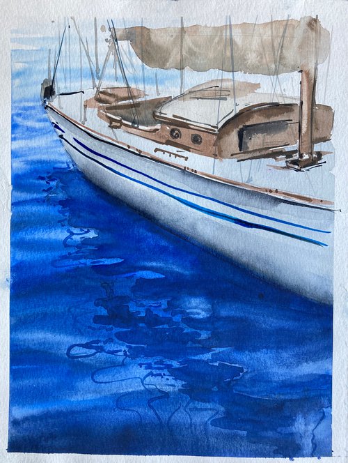 Little Yacht 2 by Valeria Golovenkina