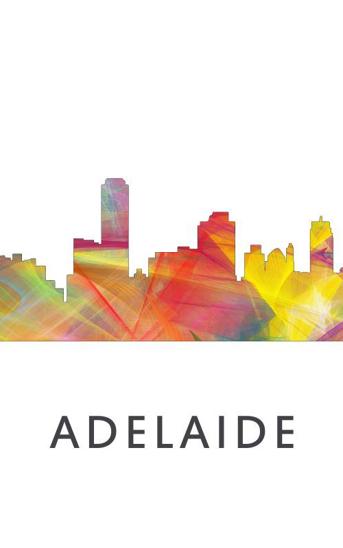 Adelaide South Australia Skyline WB1 by Marlene Watson