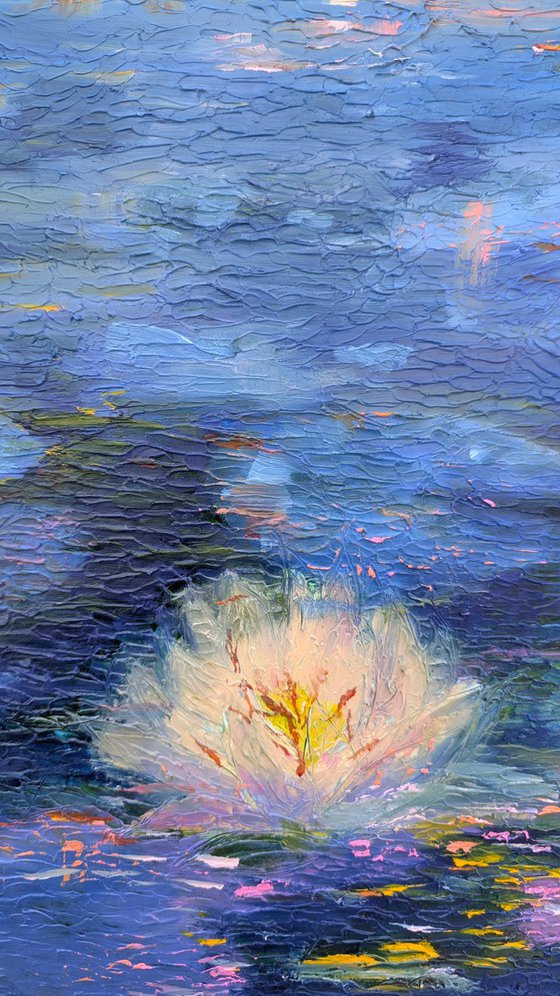 Landscape Water lilies  Oil Nature