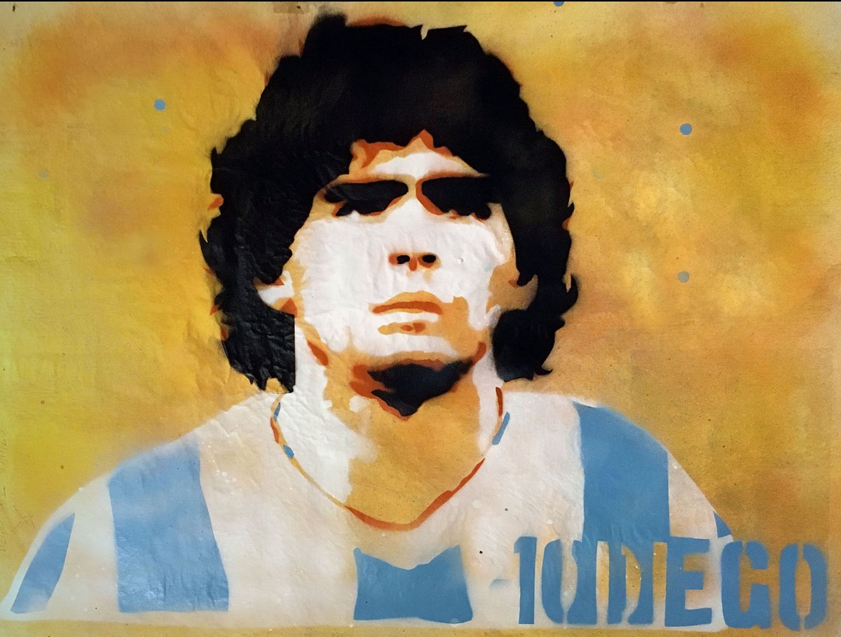 Urban And Pop Painting , Diego (On An Urbox). By Juan Sly, 30 X 23, Artwork For Sale On Artfinder