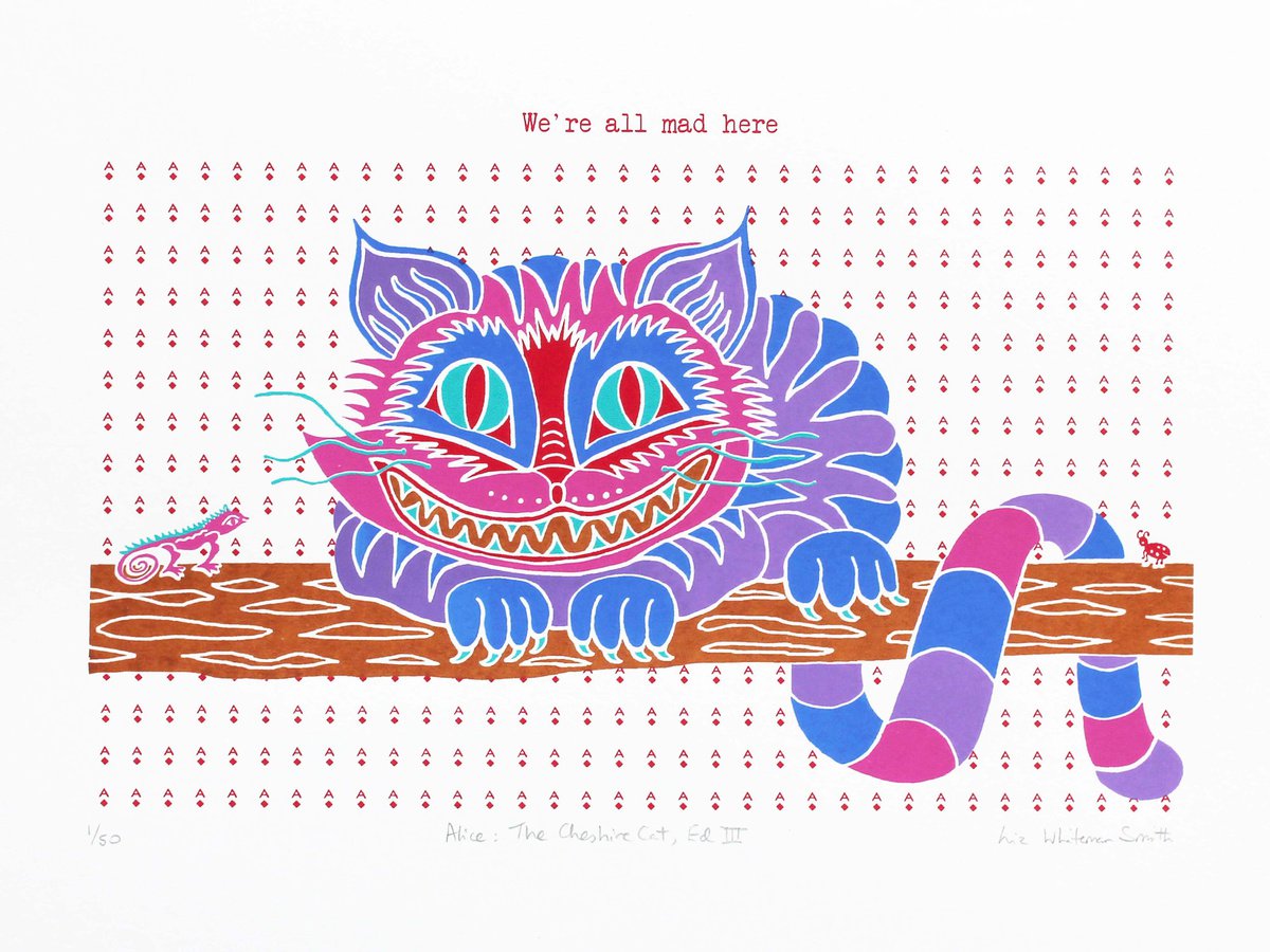 Cheshire cat III by Liz Whiteman Smith