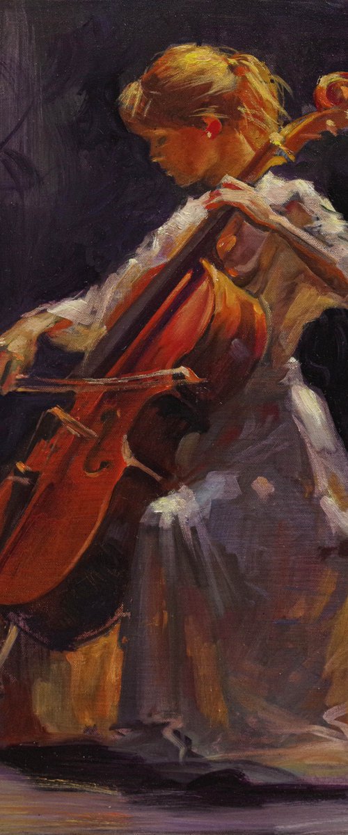 Alone Upon the Stage by Sergei Yatsenko