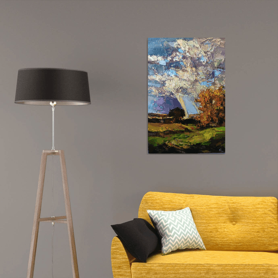 Landscape With Rainbow