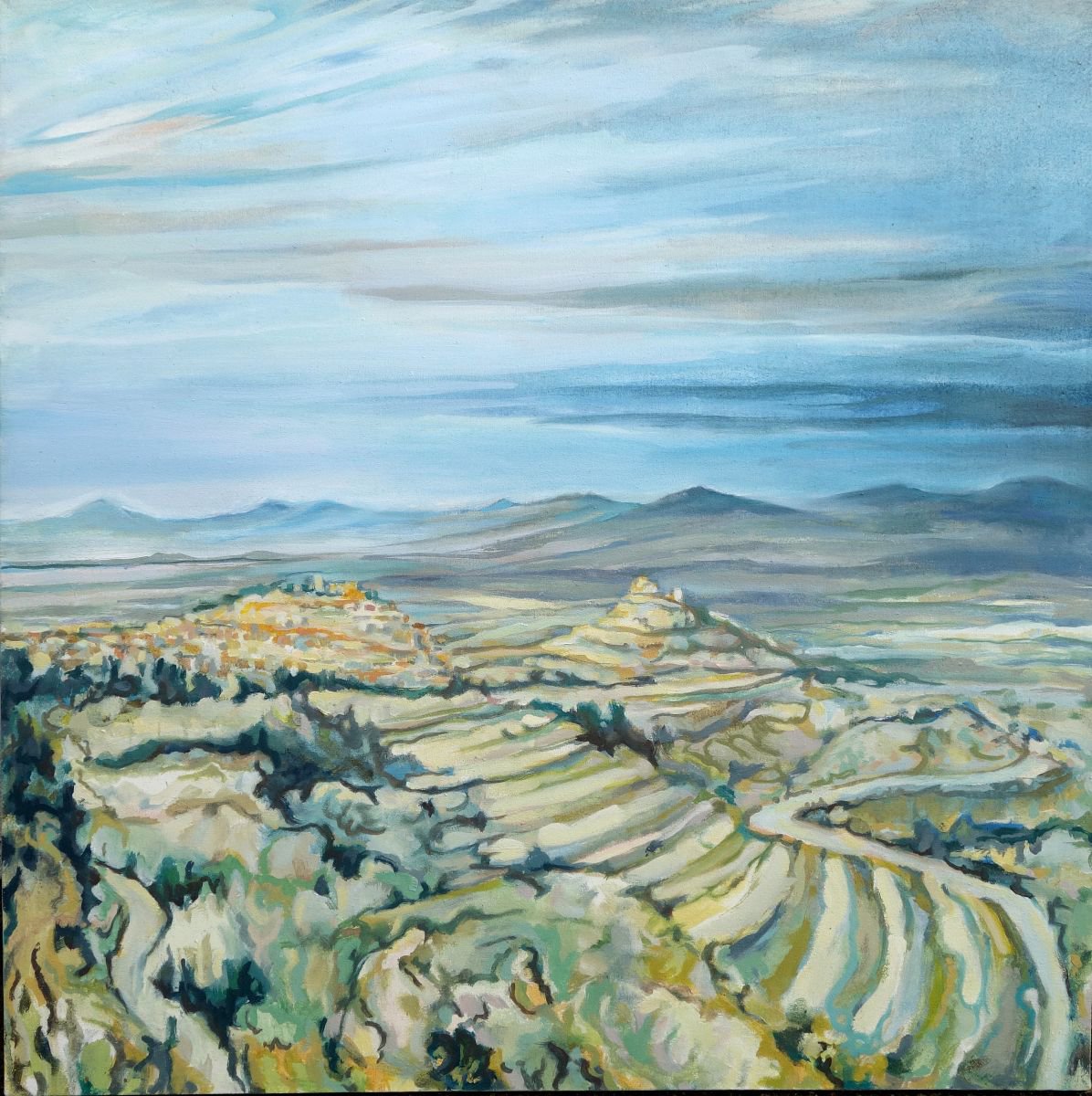 Ancient Spain By Guy Pickford, 24 X 24, Artwork For Sale On Artfinder