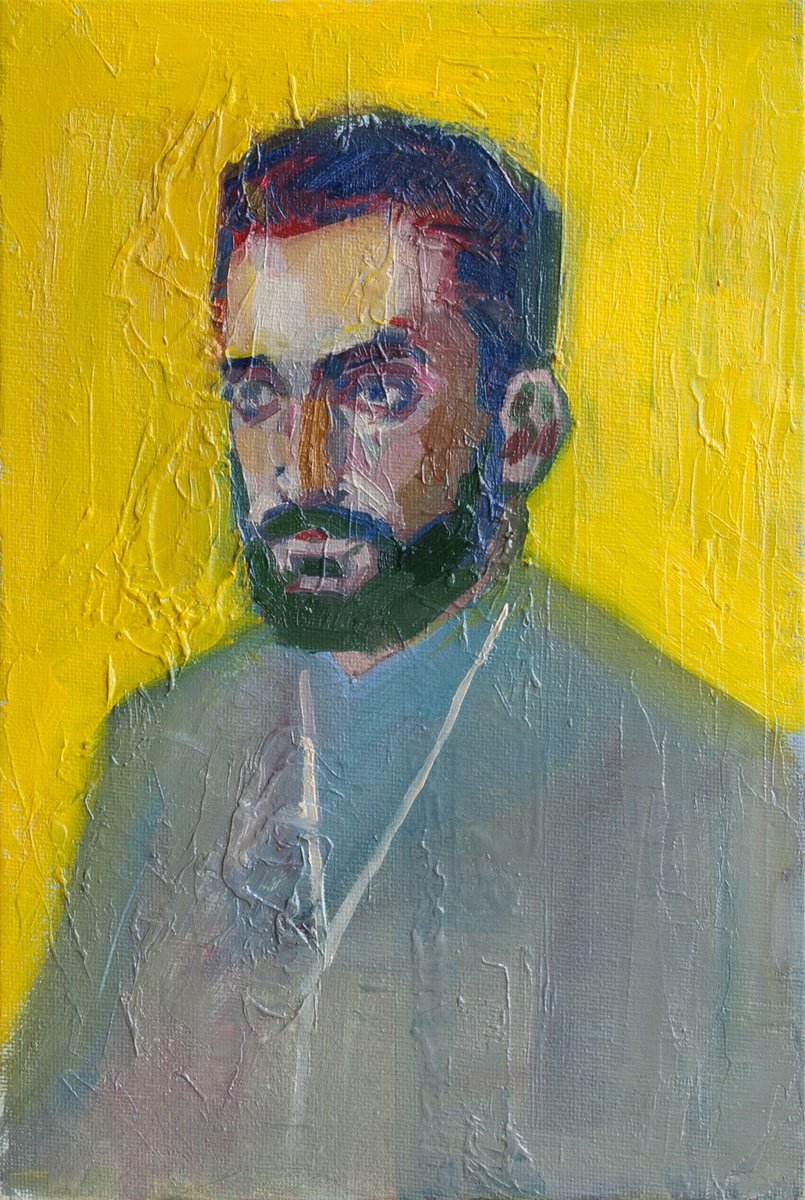 Portrait of a Man by Anna Khaninyan