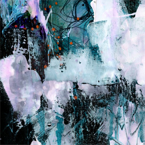 Wonderland - Abstract Painting  by Kathy Morton Stanion