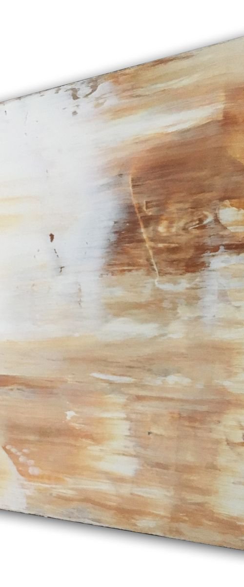 "Mirage" - FREE USA SHIPPING - Original PMS Abstract Acrylic Painting On Wood Panel - 13.75" x 13.25" by Preston M. Smith (PMS)