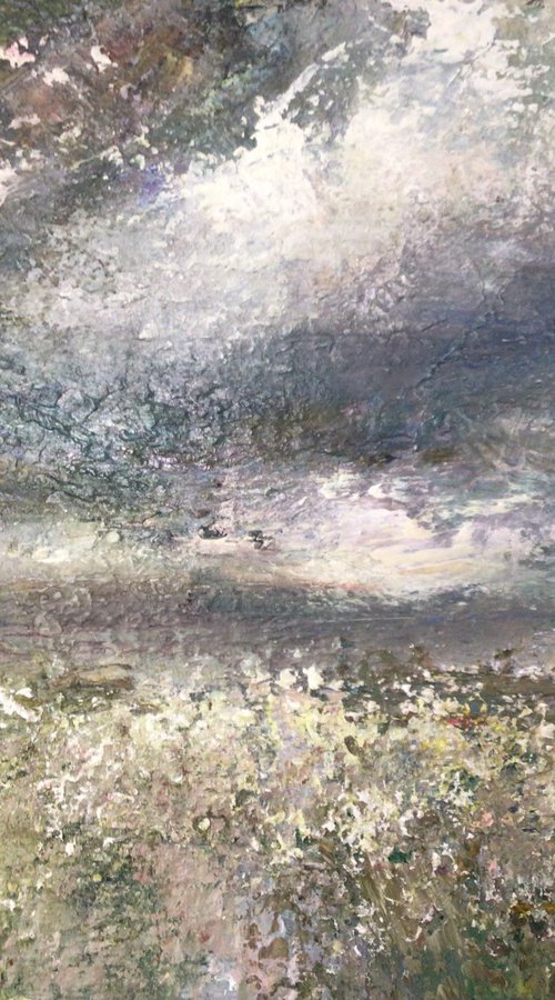 STORM OVER THE MEADOW by Roma Mountjoy