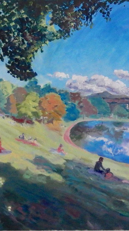 Inverleith Park, Edinburgh, Summer by Stephen Howard Harrison